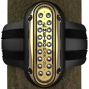 Metro Marine F-PME1-V-B3-45 - High-Output Vertical Piling Mount Light w/Intelligent Monochromatic LED's - Blue, 45° Beam