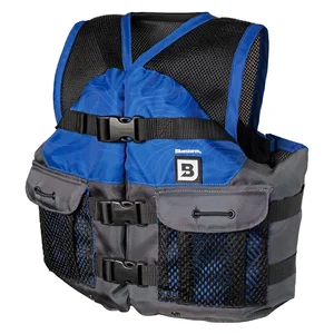 Bluestorm BS-105-NAV-Y - Youth Mesh Fishing Life Jacket - Deep Blue