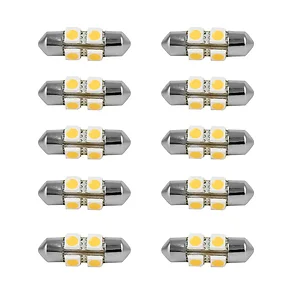 Scandvik 41170 - Warm White Bulb LED Festoon - 10 Pack
