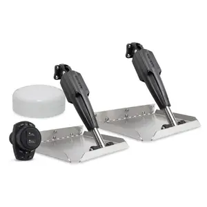 Lenco 15186-107 - 12" x 12" Edge Mount Trim Tab Kit with Pro Control
