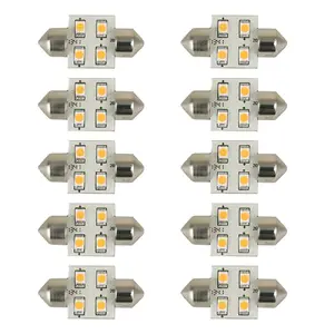 Scandvik 41174 - 10-Pack Warm White Festoon Bulbs