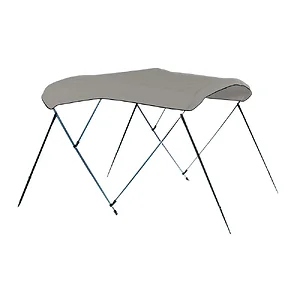 Covercraft A4675UB-10 - Carver 3 Bow Bimini Top - Cadet Grey Acrylic