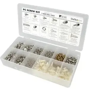 Startech STC PCSCREWKIT - .com PC Screw Kit - Screw Nuts and Standoffs - Screw, Nut, Standoff Screw - 1 Each - TAA Compliant