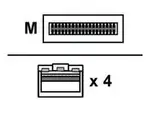 JUNIPER JNP-100G-4X25G-3M