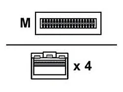 JUNIPER-JNP-100G-4X25G-3M