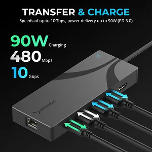 Sabrent HB-6PNV - USB-C HUB + SSD ENCLOSURE