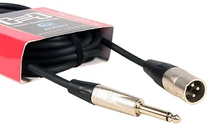 Hosa Tech 0077-0315 - Pro Unbalanced Interconnect Rean 1/4" Ts To Xlr3m 20'