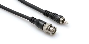 Hosa Tech 0077-0922 - 75-Ohm Coax Bnc To Rca 6'