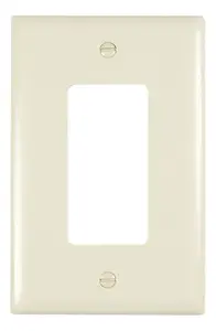 Onq 0108-0994 - 1 Gang Jumbo Decorator Wall Plate, Light Almond