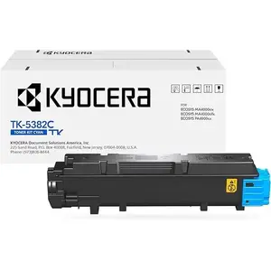 Kyocera 1T02Z0CUS0 - TK-5382C Cyan Toner Cartridge - 10, 000 Yield