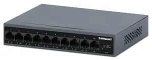 Intellinet 562102 - 10-PORT POE+ SWITCH WITH 8 FAST ETHERNET PORTS AND 2 FE UPLINKS