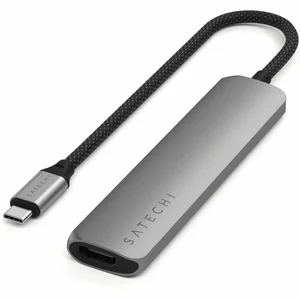 Satechi ST-P6SM - 6-IN-1 USB-C Slim Multiport Adapter - Space Grey