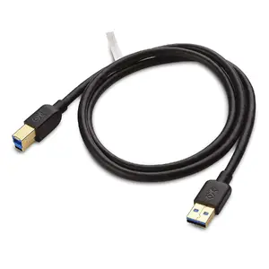 Belkin 200007-BLACK-3X2 - 2-PACK, 3 FT USB 3.0 A TO B CABLE IN BLACK