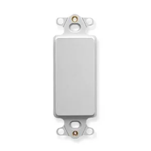 International Connectors And Cable Corp. IC630DIBWH - Decorex Blank White Insert for NEMA Boxes