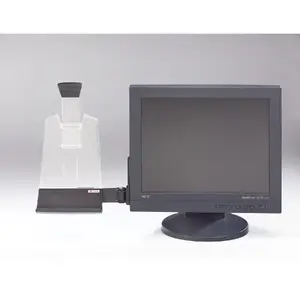 3m DH445 - Flat Panel/LCD Document Holder - 2.8 Height x 9 Width x 10 Depth - Silver