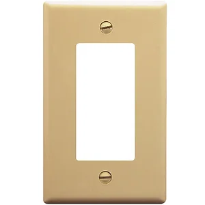 International Connectors And Cable Corp. IC107DFSIV - Face Plate Decorex 1-Gang Ivory