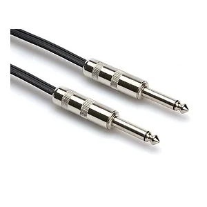 Hosa Tech 0077-0225 - Speaker Cable 1/4" Ts To Same Black Zip 3'