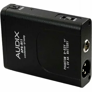 Audix 0073-0077 - Pwr Adapt, Optional Phantom Pwr, On-Off