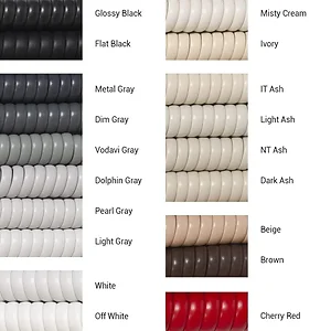 International Connectors And Cable Corp. GCHA444006FDG - Telephone Handset Cord with Medium Gray Cable with 1.5 Inch Lead 6 Ft ***Call For Current Pricing***