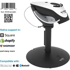 Hypersocket Software CX3784-2544 - DURASCAN D740, PERFORMANCE BARCODE READER, WHITE & CHARGING STAND