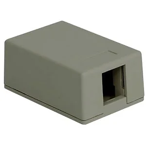 International Connectors And Cable Corp. IC107SB1GY - Surface Mount Box 1-Port Grey