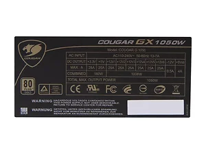 Cougar COUGAR-GX1050 - GX(v.3) GX1050V3 80 PLUS Gold 1050W ATX12V v2.31 & EPS 2.92 Power Supply