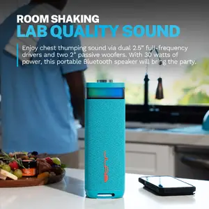 Jlab SBJBUDSRCYA62 - JBuds Party Speaker - Waterproof with RGB Lights