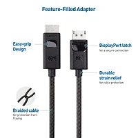 CABLE MATTERS-102103-BLK-1.8M