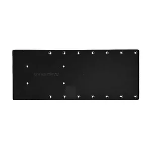 Sea Brackets SEA2302-BLK - 18" Straight Trolling Motor Plate f/Garmin Kraken - Black