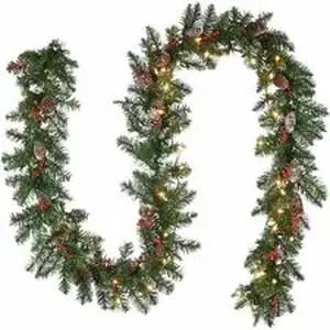 National Tree Company NLT 729083133633 - National Tree Decorative Garland - Green - Christmas Theme