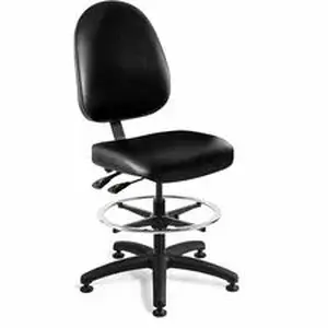Bevco Precision Manufacturing, Inc BVM 6501BKV - BEVCO Integra Series Chair - Black Seat Color - Vinyl Seat Material - Polypropylene Back Material