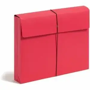 Smead Manufacturing Co. SMD 77205 - Smead Letter Recycled File Wallet - 8 1/2" x 11" - 2" Expansion - 1 Pocket(s) - 11 pt. - Red - Elastic Closure, Heavy Duty, Flap - 10% Recycled - 1 / Pack