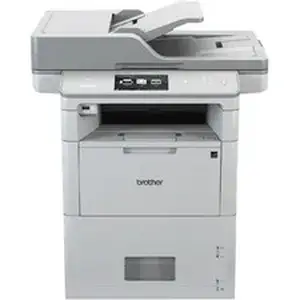Brother BRT MFCL6900DWX - Workhorse MFC-L6900DWX Wireless Laser Multifunction Printer - Monochrome - Copier/Fax/Printer/Scanner - 52 ppm Mono Print - 1200 x 1200 dpi Print - Automatic Duplex Print - Up to 150000 Pages Monthly - Color Flatbed Scanner - 1200 dpi Optical Scan - Monochrome Fax - Gigabit Ethernet - Wireless LAN - Apple AirPrint, Mopria, Brother iPrint&Scan, Wi-Fi Direct, Near Field Communication (NFC) - USB - For Plain Paper Print