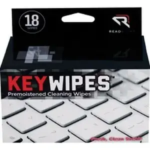 Advantus Corporation REA RR1233 - Advantus Read/Right KeyWipes Individual Germicidal Wipes - For Keyboard - 18 / Box