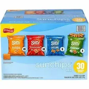 Pepsico GRR 29500009 - Sun Chips Mix Box - Harvest Cheddar, , French Onion - 30/Bag - 1 / Carton