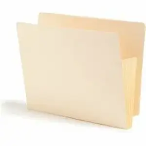 Smead Manufacturing Co. SMD 75150 - Smead Straight Tab Cut Letter Recycled Pocket Folder - 8 1/2" x 11" - 3 1/2" Expansion - End Tab Location - 2 Plys - Manila - Tear Resistant, Reinforced Tab, Straight Cut Tab - 10% Paper Recycled - 10 / Box