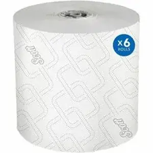 Kimberly Clark KCC 25703 - Scott Pro Paper Towel - 1 Ply - 1 3/4" Core - White - Paper - 6 / Case