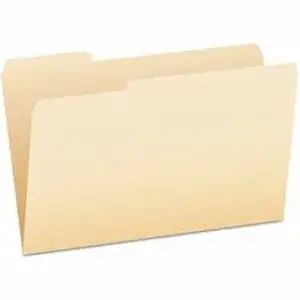 Tops Business Forms PFX 75313 - Pendaflex 1/3 Tab Cut Legal Top Tab File Folder - 8 1/2" x 14" - 3/4" Expansion - Top Tab Location - Assorted Tab Position - 11 pt. - 1 Plys - Manila - Corner - 100 / Box