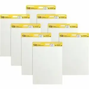 3m MMM 559VAD8PK - Post-it® Super Sticky Easel Pad - 25" x 30" Sheet Size - White Cover - 8 / Pack