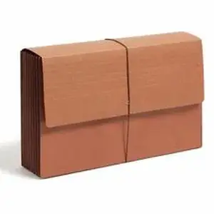 Smead Manufacturing Co. SMD 71167 - Smead Legal Recycled File Wallet - 15 3/8" x 10" - 7" Expansion - Top Tab Location - Tyvek - Redrope - Open Shelf Filing System, Reinforced Gusset, Elastic Closure, Flap Closure - 30% Recycled - 1 Each