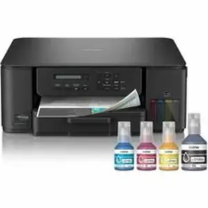 Brother BRT MFCT580DW - MFC-T580DW Wired & Wireless INKvestment Tank Inkjet Multifunction Printer - Color - Copier/Printer/Scanner - 16 ppm Mono/9 ppm Color Print - Automatic Duplex Print - Up to 2500 Pages Monthly - Flatbed Scanner - 2400 x 1200 dpi Optical Scan - Wireless LAN - Wi-Fi Direct, Apple AirPrint, Mopria, Brother Mobile Connect - USB