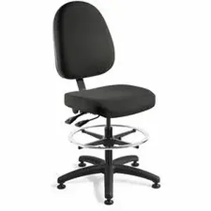 Bevco Precision Manufacturing, Inc BVM 6501BKF - BEVCO Integra Series Chair - Black Seat Color - Fabric Seat Material - Polypropylene Back Material
