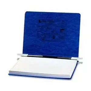 Acco Brands ACC 54133 - ACCO Presstex Hanging Data Binder - 6" Binder Capacity - 8 1/2" x 12" Sheet Size - Fastener(s): Post - Presstex - Dark Blue - Recycled - Water Resistant, Retractable Filing Hooks - 1 Each