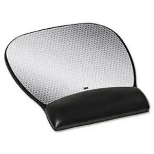 3m MMM MW310LE - Gel Mouse Pad - 0.75" Height x 8.75" Width x 9.75" Depth - Black - Gel - 1