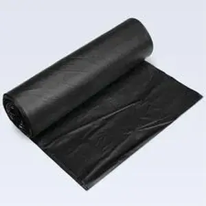 Inteplast Group Ltd IBS S386022K - Inteplast HDPE Can Liners, 22 Microns, 38" x 60", Black, Pack Of 150 Liners - 60 gal Capacity - 60" Width x 0.87 mil (22 Micron) Thickness