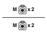 BLACK BOX CORPORATION-FOCMPM4-002M-LCLC-RD