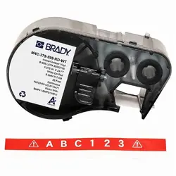 BRADY-M4C-375-595-RD-WT