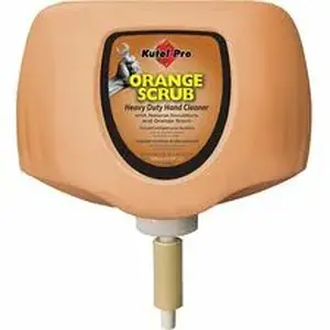 Kutol Products Company KUT 4967 - Kutol Industrial Hand Cleaner with Pumice - Orange Scent - 2.11 quart - Soil Remover, Grease Remover, Ink Remover, Paint Remover, Tar Remover, Carbon Remover, Oil Remover - Multipurpose, Hand - Orange - Petroleum Free, Heavy Duty - 4 / Carton