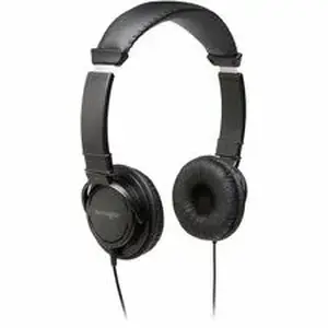 Kensington KMW 97602 - Hi-Fi Headphones - Stereo - Mini-phone (3.5mm) - Wired - Over-the-head - Binaural - Circumaural - 6 ft Cable - Black - 1 Each