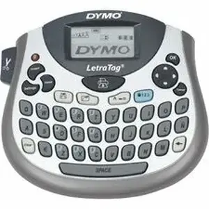 Acco Brands DYM 2174540 - Dymo LetraTag 100T Label Maker - 5 Font Size - Battery - 4 Batteries Supported - AA - Blue - Handheld - Auto Power Off - for Home, Office